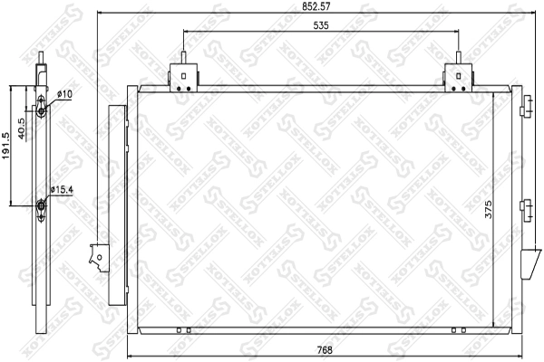 Chłodnica klimatyzacji Toyota RAV4 II SUV (XA2) (2000 - 2005) cena, od 104,12 USD