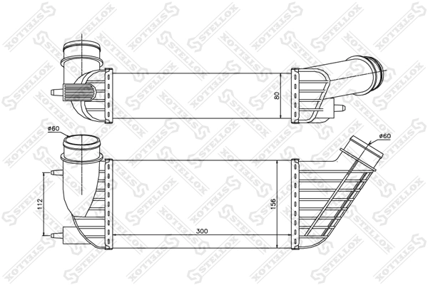 Chłodnica intercoolera Fiat/Alfa/Lancia 1440068680 cena, od 84,31 USD