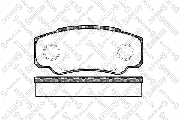  Okładziny (klocki) do hamulców tarczowych tylne Peugeot Boxer 1