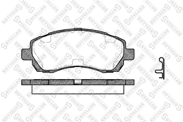 Klocki hamulcowe przednie tarczowe Subaru Legacy II sedana (BD, BG) (1994 - 1999) cena, od 27,93 USD