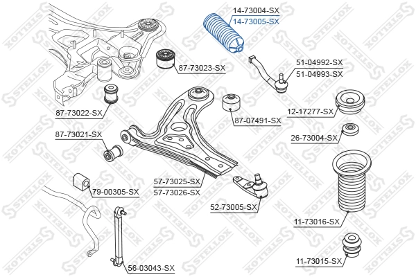 Do koszyka Osłona mechanizmu kierowniczego (maglownicy) Chevrolet Aveo II T250, T255