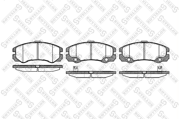 Klocki hamulcowe przednie tarczowe Ford 1605002 cena, od 15,73 USD