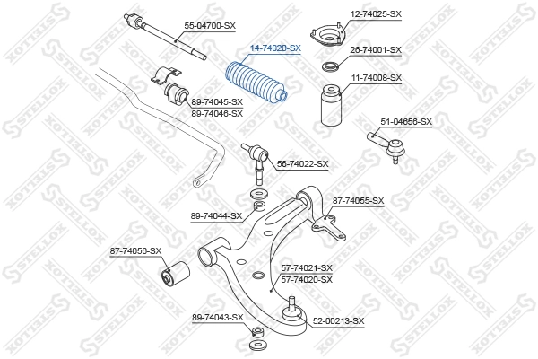 Osłona mechanizmu kierowniczego (maglownicy) do Nissan Almera II N16
