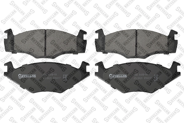 Klocki hamulcowe przednie tarczowe 1617248080 Peugeot/Citroen