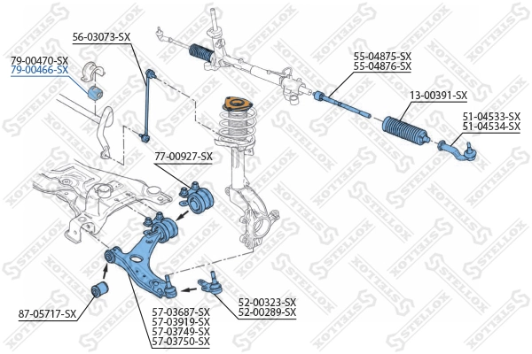 Tuleja stabilizatora przedniego Volvo S40 II sedana (MS) (2004 - 2012) cena, od 8,86 USD