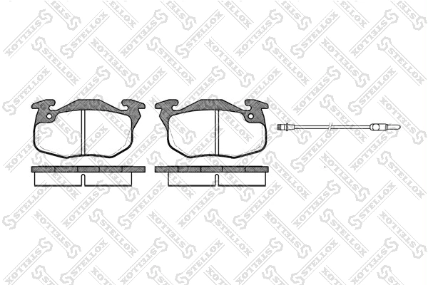 Klocki hamulcowe przednie tarczowe Peugeot/Citroen 425165 cena, od 30,04 zł