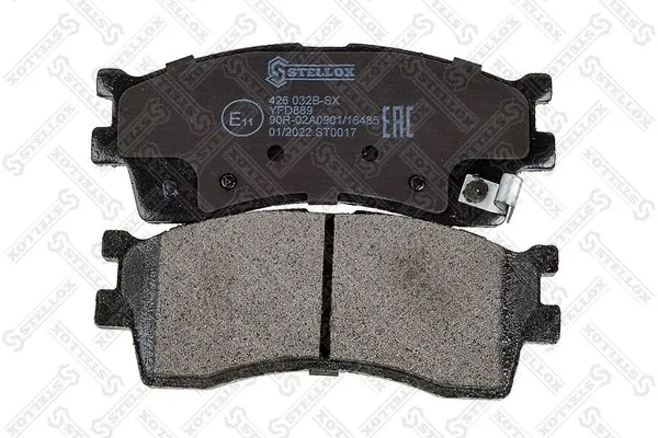  Klocki hamulcowe przednie tarczowe KIA Shuma 2