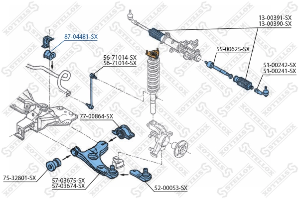 Tuleja stabilizatora przedniego Ford Focus I sedana (DFW) (1999 - 2005) cena, od 4,93 USD