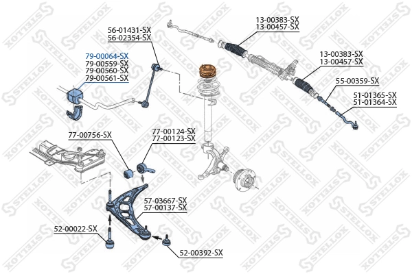 Tuleja stabilizatora przedniego BMW 5 sedana (E34) (1987 - 1995) cena, od 5,48 USD
