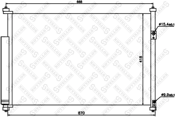 Chłodnica klimatyzacji Suzuki Grand Vitara SUV (JB) (2005 - 2026) cena, od 109,50 USD