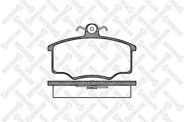  Klocki hamulcowe przednie tarczowe Audi 80 