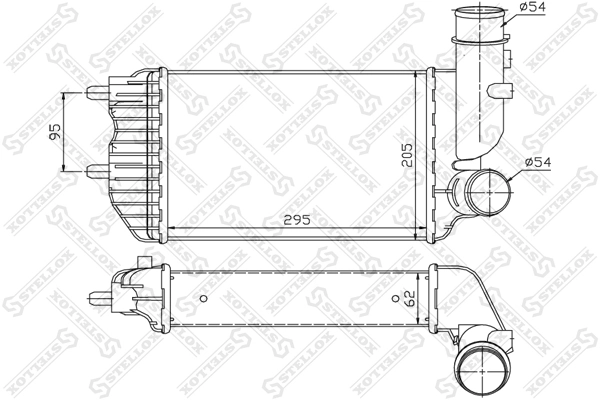 Chłodnica intercoolera Peugeot Boxer I awangarda (230L) (1994 - 2002) cena, od 83,90 USD