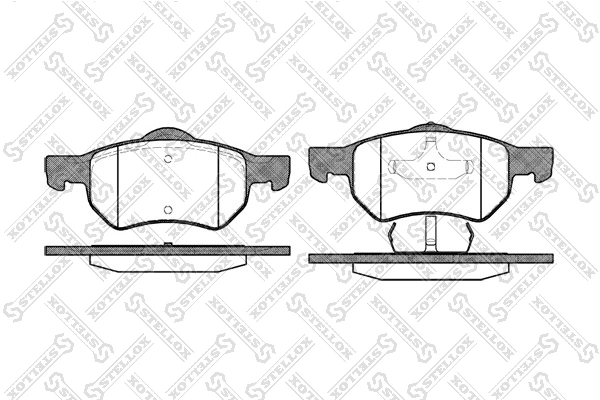Klocki hamulcowe przednie tarczowe do Chrysler Voyager III RG, RS