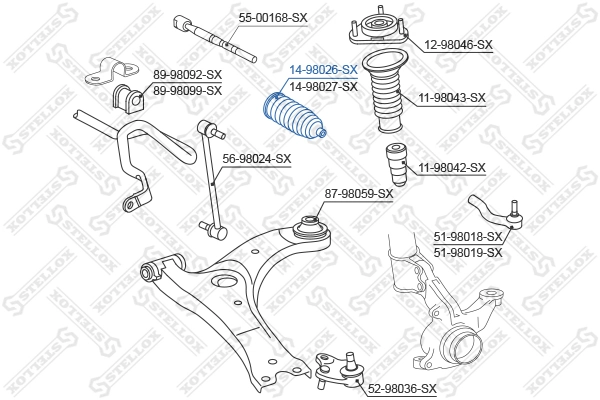 Osłona mechanizmu kierowniczego (maglownicy) Toyota Avensis II sedana (T25) (2003 - 2008) cena, od 10,00 USD