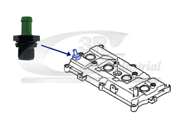 Zawór PCV odpowietrzający silnik 3RG 86801 cena, od 23,17 USD