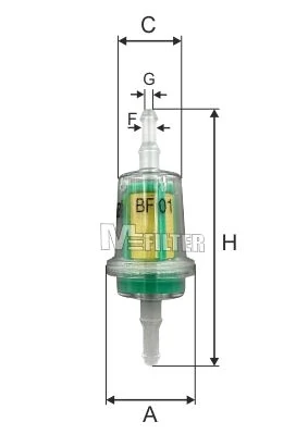 464728 Volvo Filtr paliwa