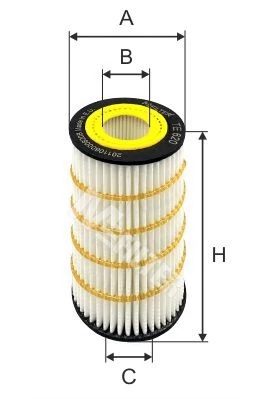 TE 620 Mfilter filtr oleju