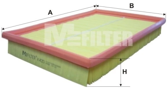 K420 Mfilter filtr powietrza