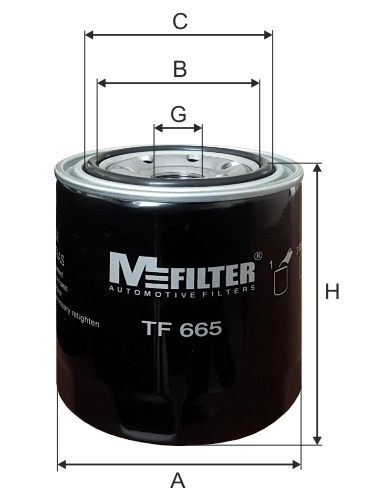  Filtr oleju Toyota Hiace 2