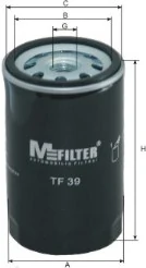 Do koszyka Filtr oleju Jeep Cherokee II XJ