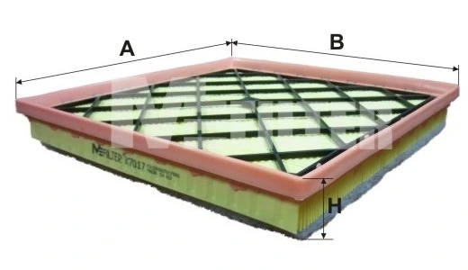 K 7017 Mfilter filtr powietrza