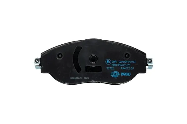 Klocki hamulcowe przednie tarczowe 8DB355031751 HELLA