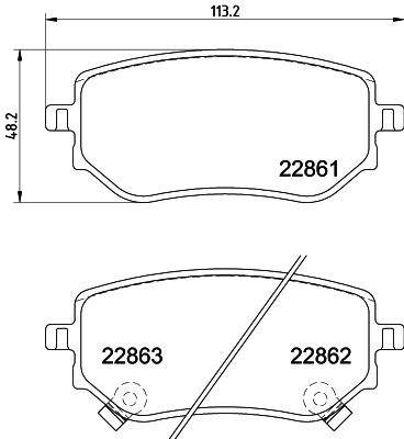 Okładziny (klocki) do hamulców tarczowych tylne Nissan Navara NP300 IV ulec poprawie (D23, D23T) (2014 - 2021) cena, od 48,25 USD