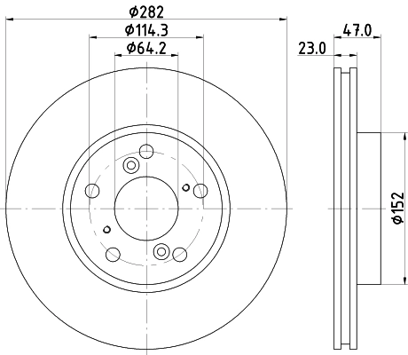 Tarcza hamulcowa przednia Honda 45251T2FA01 cena, od 48,77 USD