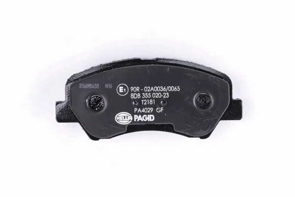 Klocki hamulcowe przednie tarczowe HELLA 8DB355020231