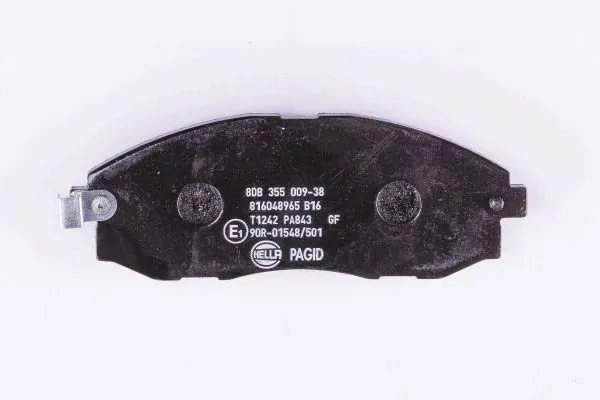 Klocki hamulcowe przednie tarczowe HELLA 8DB355009381