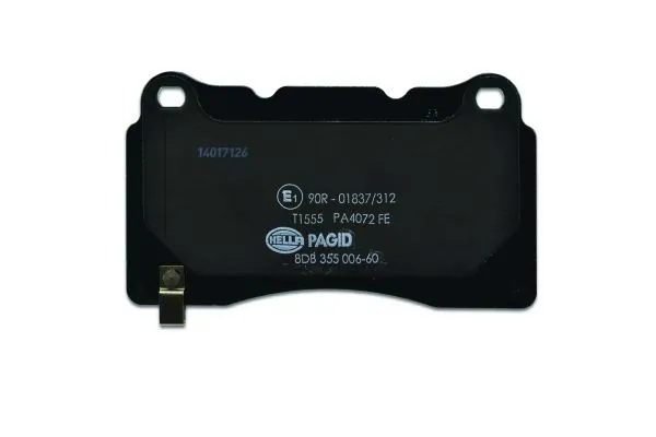Klocki hamulcowe przednie tarczowe HELLA 8DB355006601