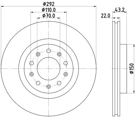 Tarcza hamulcowa tylna Alfa Romeo Giulia sedana (952) (2015 - 2026) cena, od 68,93 USD