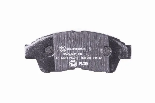 Klocki hamulcowe przednie tarczowe HELLA 8DB355016421