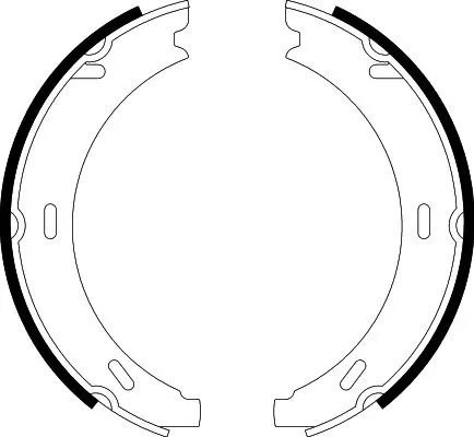 Do koszyka Klocki hamulca ręcznego Porsche 911 Targa 997