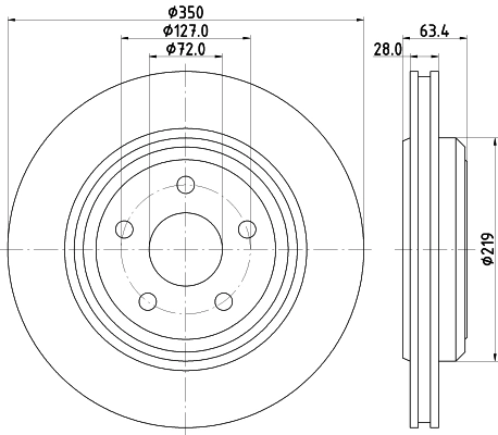 Tarcza hamulcowa tylna Fiat/Alfa/Lancia K68256680AC cena, od 124,05 USD