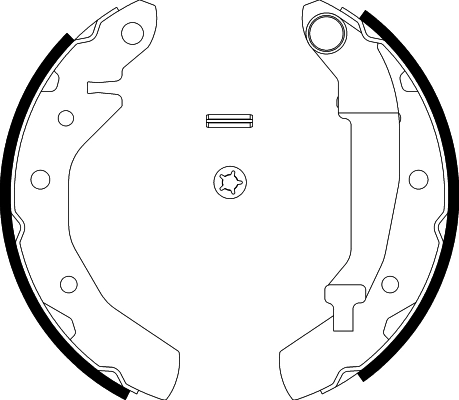 Klocki hamulcowe tylne bębnowe 96268686 Hyundai/Kia