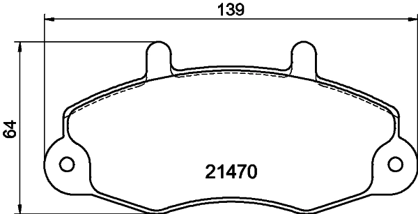 Klocki hamulcowe przednie tarczowe 8671016633 Renault (RVI)