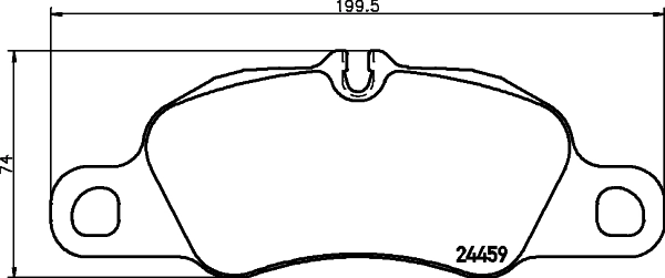 Do koszyka 98135193904 VAG Klocki hamulcowe przednie tarczowe