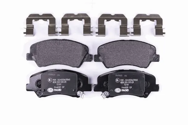 Klocki hamulcowe przednie tarczowe 8DB355020231 HELLA