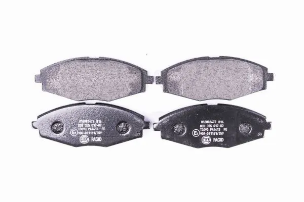 Klocki hamulcowe przednie tarczowe HELLA 8DB355017021