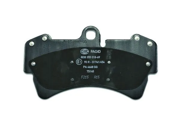 Klocki hamulcowe przednie tarczowe HELLA 8DB355018691