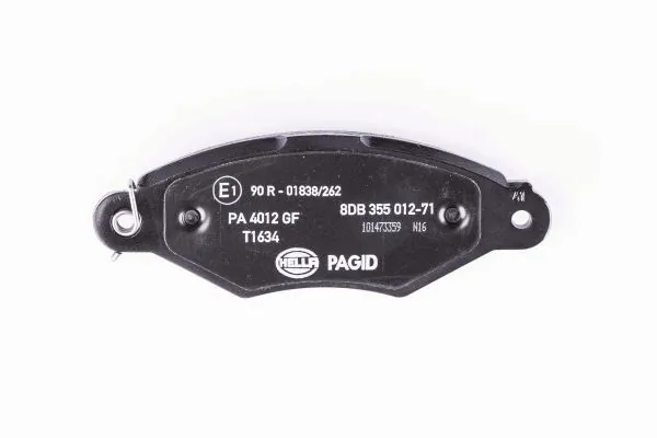 Klocki hamulcowe przednie tarczowe 8DB355012711 HELLA
