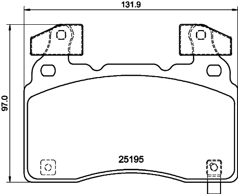 Klocki hamulcowe przednie tarczowe 84732488 General Motors