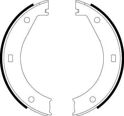 Klocki hamulca ręcznego do BMW 7  E38