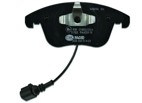 Klocki hamulcowe przednie tarczowe 8DB355014031 HELLA