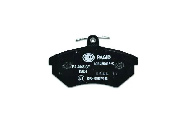 Klocki hamulcowe przednie tarczowe HELLA 8DB355017901