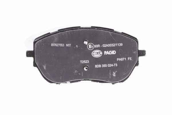 Do koszyka 1647859680 Peugeot/Citroen Klocki hamulcowe przednie tarczowe