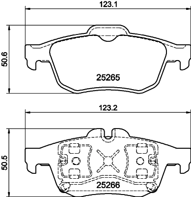 Okładziny (klocki) do hamulców tarczowych tylne Renault Latitude sedana (L7) (2011 - 2026) cena, od 40,60 USD