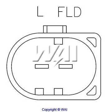 Regulator alternatora (przekaźnik ładowania) do Audi A3  8P1