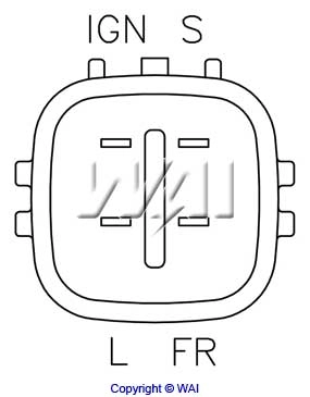 Regulator alternatora (przekaźnik ładowania) do Toyota Fj Cruiser  GSJ1